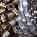 I introduce Turkish diamond Company (Nek and Nergis)<br />http://www.nergisticaret.com , Diamond coated wires comprise diamond beads threaded on a high tensile steel supporting cable. The diamond beads are made by fixing a diamond layer around a cylindrical steel support by sintering or by electroplating methods.<br /><br />Diamond wires are used for extraction of block from the quarries,squaring the extracted blocks,slabbing from the blocks,shape cutting from the blocks with cnc single wire machines and recently multiwiring for the stone industry .<br />More over diamond wires are used for demolition and cutting of concrete buildings as repair tools etc.<br />Nek &Nergis producing electroplated and sintered types of wire beads with spring spacer ,plastic injecting or rubber coating assembling methods.