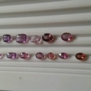 Pink / purple sapphires unheated and untreated