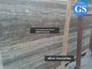 silver travertine 