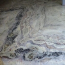 waw magic symmetric azur marble design, طرح قرينه در مرمريت سفيد كرم