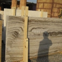 silver travertin slab, 6th international Nimvar stone exhibition 2013,نمايشگاه سنگ نيم ور, Nimvar stone fair, اسلب تراوتن سيلور