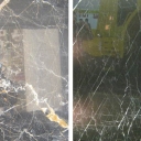 two black type of marble which one is great? nu:1 OR nu:2 1: golden black marble 2:black marble