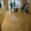 cream marble floor design, طراحي دفتر كار با مرمر كرم