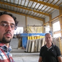 Farid and Antonio(italy)  in Nikfar Group company 2013