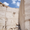 Iranian White Travertine Block is Ready for Export