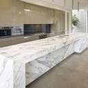 white marble table design